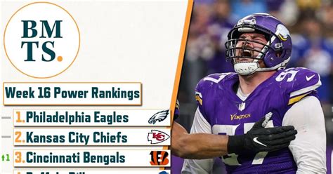 Where We Rate The Vikings In Our Week 16 Power Rankings Sports