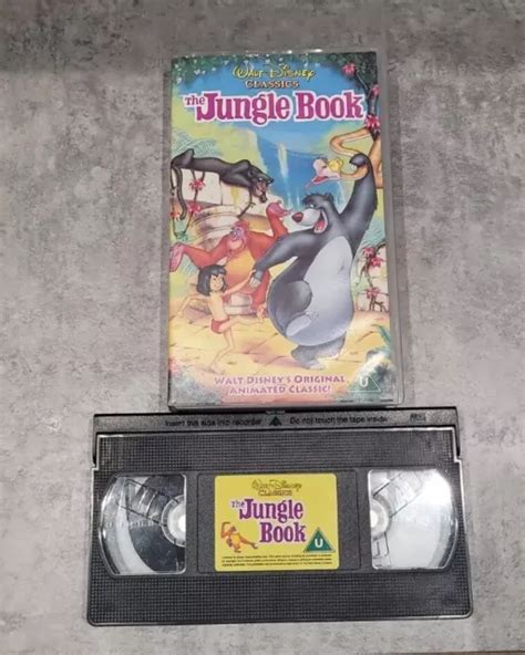 Vintage Walt Disney Classics The Jungle Book Vhs Video Tape