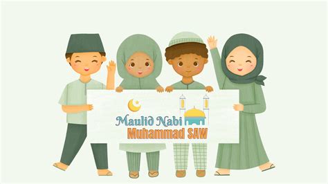 Gambar Kartu Ucapan Maulid Nabi Muhammad H