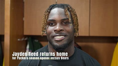 Packers Rookie Jayden Reed Carries His Father S Memory Back Home On The Eve Of His Nfl Career