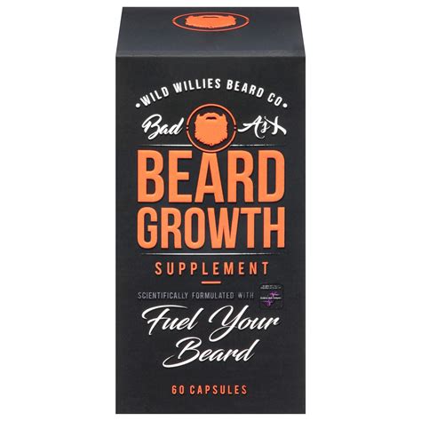 Wild Willies Beard Growth Supplement 60 Ct Shipt