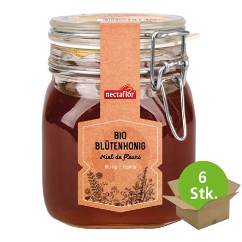 Bio Blütenhonig flüssig 6 x 1 kg Narimpex