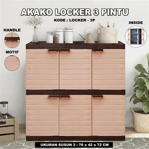 Jual LEMARI PAKAIAN PLASTIK NAPOLLY LOCKER BOX MEJA TV PLASTIK