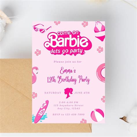 This Invitation Templates Item By Mollysprintco Has 686 Favorites From