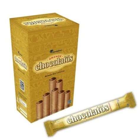 Jual 1 PCS Stick Chocolatos GRANDE Wafer Roll Rasa Cokelat 8 5gram