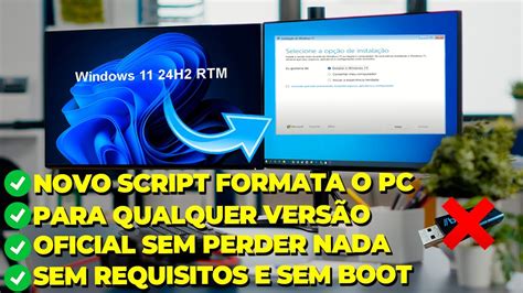 Novo Script Oficial Formata Seu Pc Sem Perder Nada E Instala Qualquer