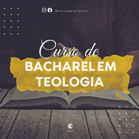 Curso De Bacharel Em Teologia Online Curso De Capelania E Juiz De Paz