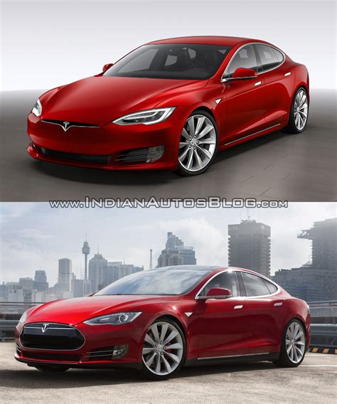 Tesla Model S old vs. new comparision