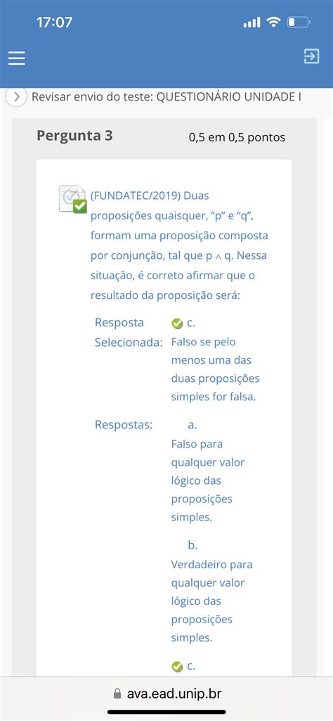 Questionário Estudos disciplinares XII Nutrição