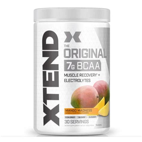 Scivation Xtend Original Bcaa Servings Mango Madness Oxygengym