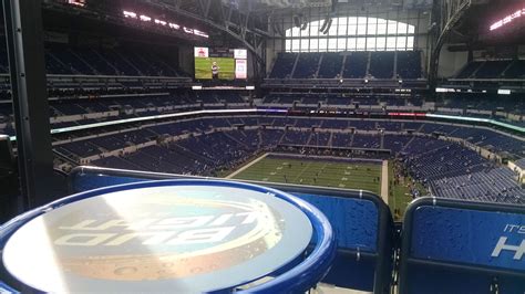 Lucas Oil Stadium Loge Level Endzone - Football Seating - RateYourSeats.com