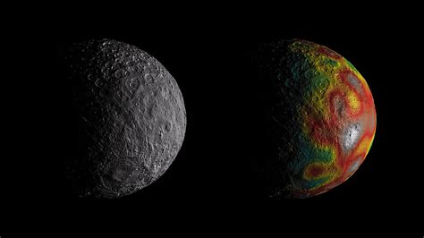 This photo shows dwarf planet Ceres as seen by NASA's Dawn. The map ...