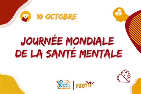 Journée Mondiale de la Santé Mentale 10 octobre 2022 FSGT 93