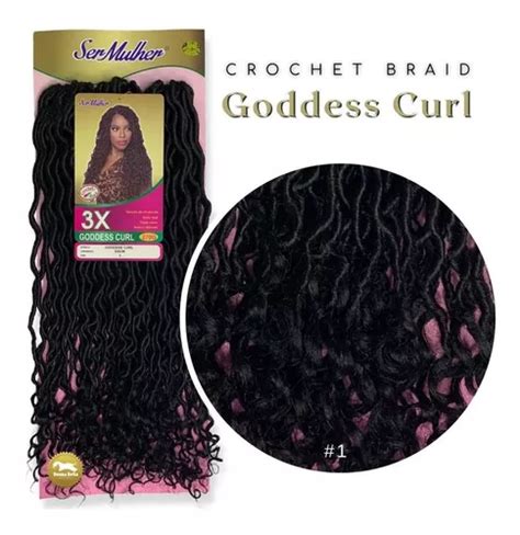 Cabelo Goddess Curl Faux Locs Ser Mulher Cacheado Gramas Frete Gr Tis