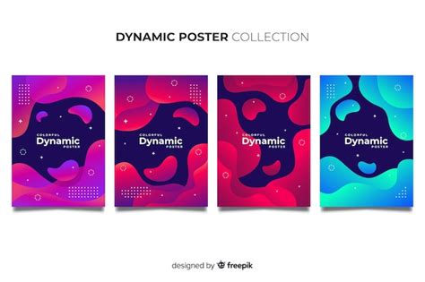 Free Vector Dynamic Poster Template Collection