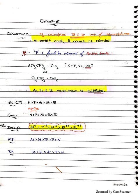 SOLUTION: MCAT/IMAT/NEET/JEE- PERIODIC TABLE-GROUP 15 NITROGEN FAMILY ...