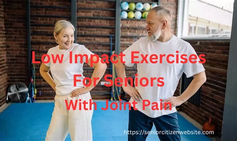 10 Low Impact Exercises For Seniors With Joint Pain