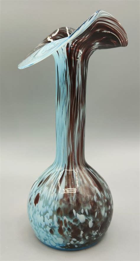 Legras Clichy Vaas Vase Art Nouveau Cigogne Aux