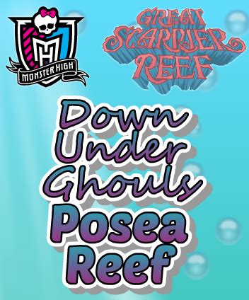 Monster High Great Scarrier Reef Down Under Ghouls Posea Reef Play