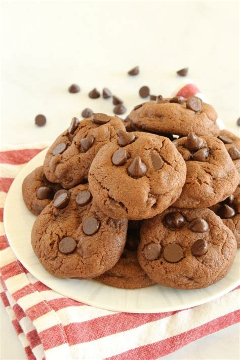 Chocolate Chocolate Chip Pudding Cookies Recipe Girl