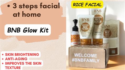 Bnb Rice Glow Kit Review Affordable Facial At Home For Glowing Skin