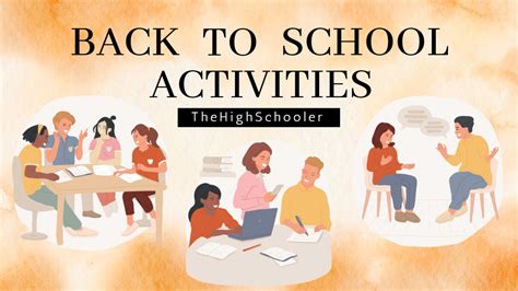 10 Fun Back To School Activities For High School Students - TheHighSchooler