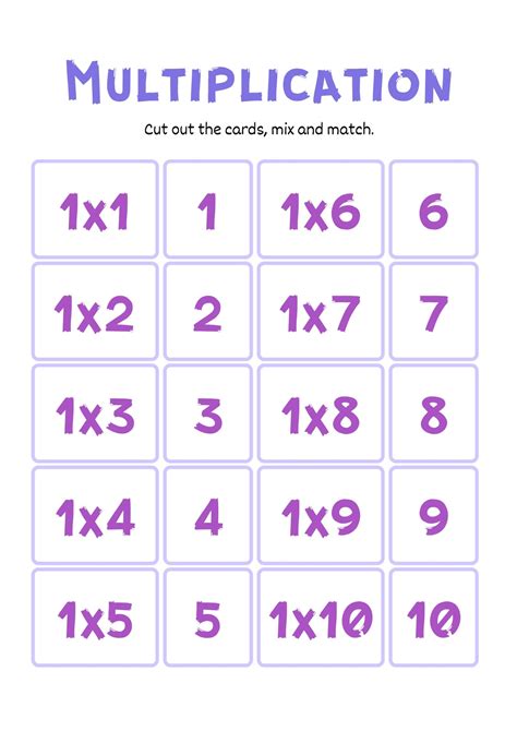 Page Free And Customizable Multiplication Templates Worksheets