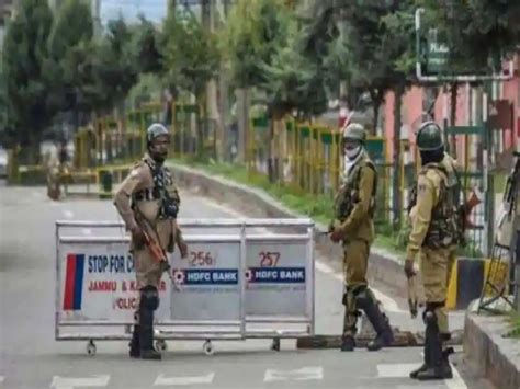 Article Abrogation Anniversary Security Tightened In Jammu And