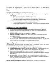 ECON 1BB3 Introductory Macroeconomics Chapter 8 Notes Pdf Chapter 8