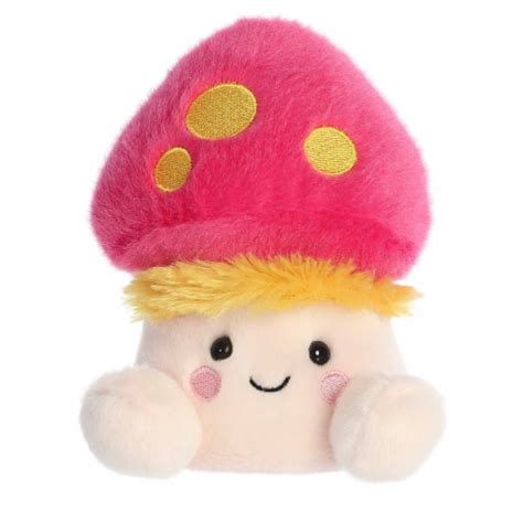 Aurora Mini Pink Palm Pals 5 Inches Favio Fluffy Mushroom Adorable