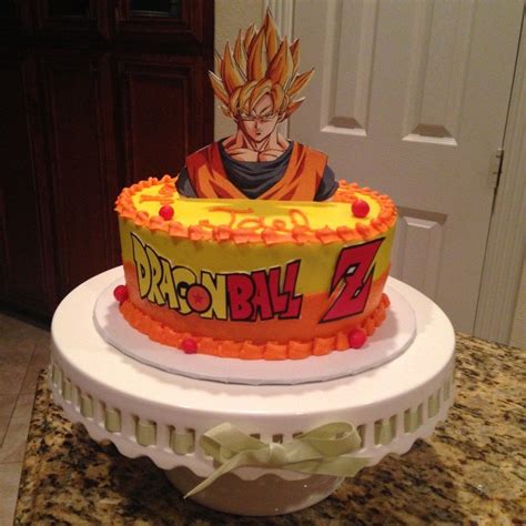 Goku Birthday Cake