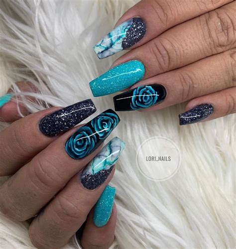 Updated Trendy Turquoise Nails August