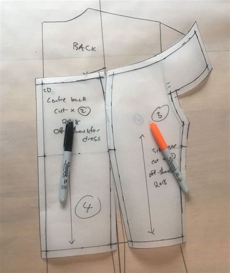 This Off Shoulder Bodice Pattern Will Be Made With Your Measurements In