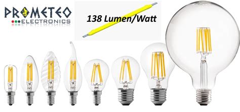 Nuove Lampade A Filamento Led Ceramico Ad Alta Potenza Prometeo