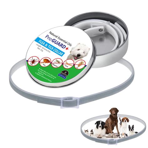 Dog Collar Tick Flea Anti Insect Mosquitoes Waterproof Long Lasting 8 ...