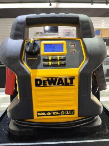 DEWALT DXAEJ14 1600 Peak Jump Starter With Digital Compressor USB