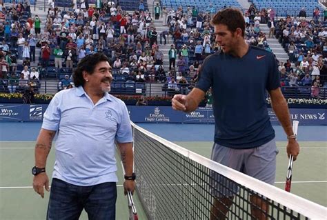 Juan Martín Del Potro reveló una divertida anécdota con Maradona tras