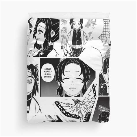 "kochou shinobu manga panels / kny" Duvet Cover for Sale by bluevea ...