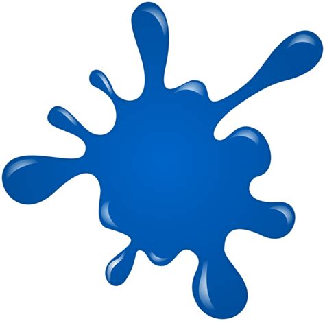 Blue Paint Splatter Png Clipart Artofit