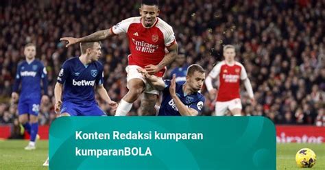 Hasil Liga Inggris Keok Dari West Ham Arsenal Gagal Balik Ke Puncak