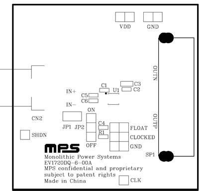 Ev Dq A W Mono Class D Low Emi Audio Amplifier Ev Board Mps