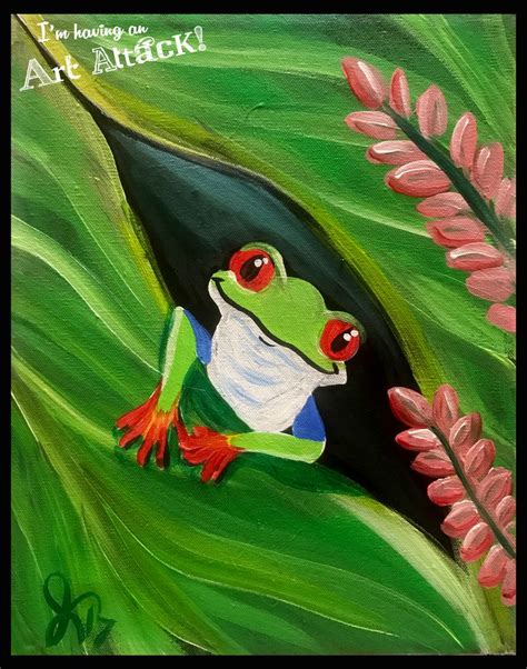 Tree Frog Animal Paintings Acrylic Painting Art Projects Art Painting