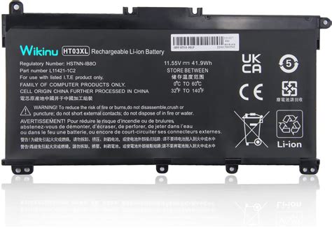 Wikinu New Ht Xl L Laptop Battery For Hp Pavilion Ce Cf