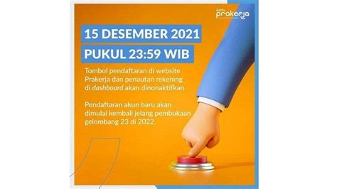 KARTU PRAKERJA Gelombang 23 Dibuka Tahun 2022 Begini Cara Daftarnya