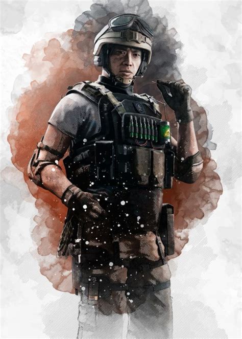 Rainbow Six Siege Characters Buck Displate Artwork By 953