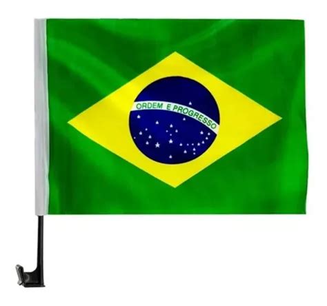 Bandeira Brasil Suporte Haste Vidro Carro Bolsonaro Copa MercadoLivre