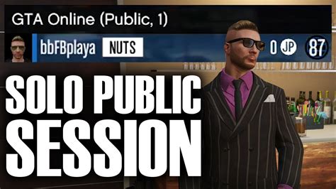 EASIEST WAY To Make A Solo Public Session In GTA Online PS4 Biker