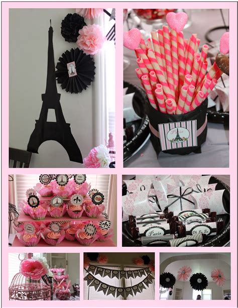 Scrapnteach2 Paris Themed Birthday Party