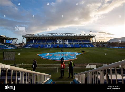 General View Inside The Weston Homes Stadium Ahead Of Todays Game