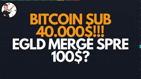 Bitcoin Sub Suportul Major Egld Merge Spre Youtube